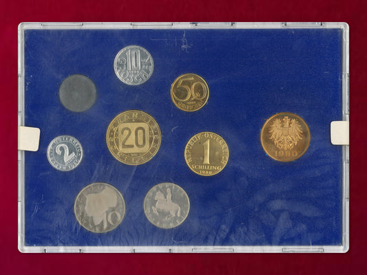 【オーストリア】プルーフセット 8枚組 1980［C-0000889］