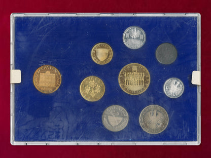 【オーストリア】プルーフセット 8枚組 1980［C-0000889］