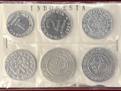 【インドネシア】コインセット 6枚組［C-0000893］