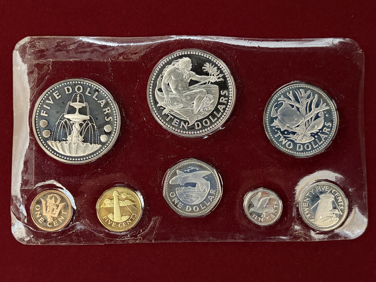 [Barbados] Proof Set of 8 1973 [C-0000266]