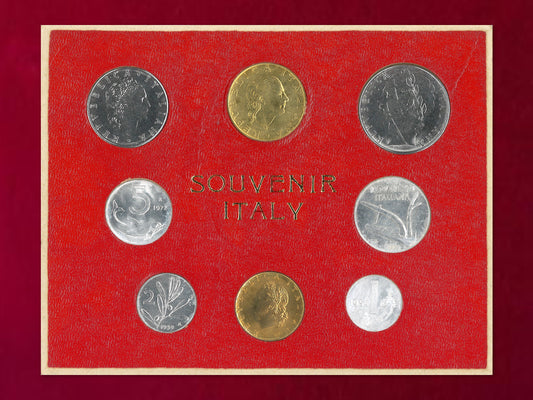 【イタリア】コインセット 8枚組［C-0000906］