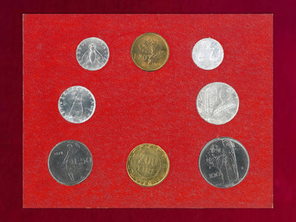 【イタリア】コインセット 8枚組［C-0000906］