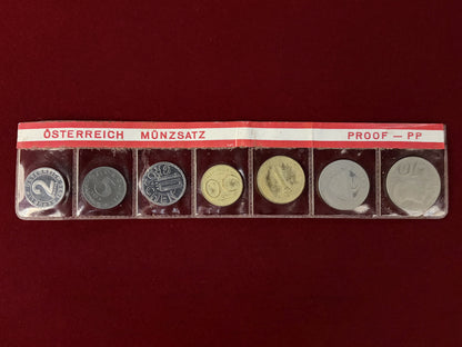 【オーストリア】コインセット 7枚組［C-0000908］
