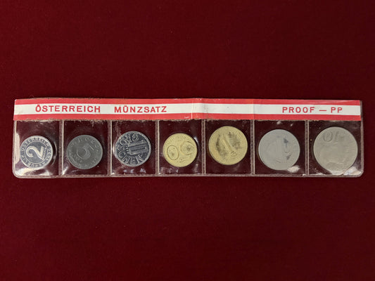 【オーストリア】コインセット 7枚組［C-0000908］