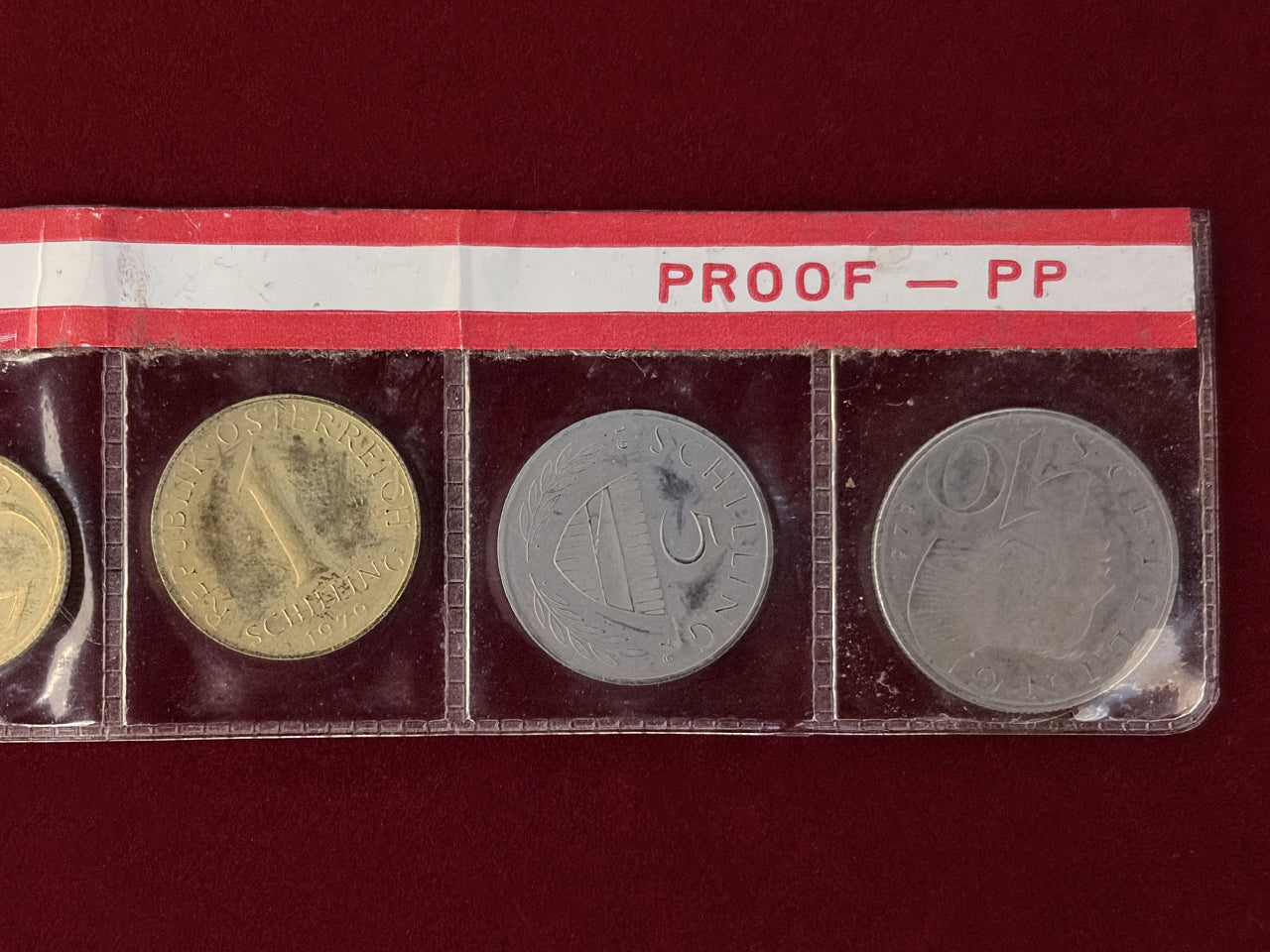 【オーストリア】コインセット 7枚組［C-0000908］