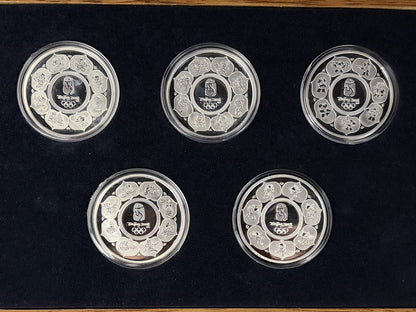 【中国】北京オリンピック メダルセット 5枚組 2008［C-0000909］