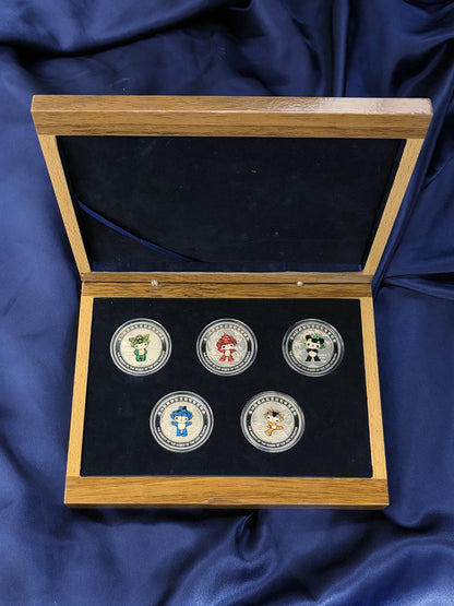 【中国】北京オリンピック メダルセット 5枚組 2008［C-0000909］