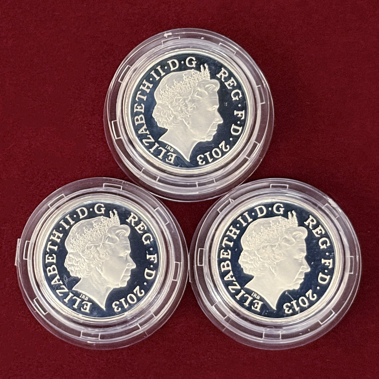 【イギリス】シルバーコインセット 3枚組 2013［C-0000913］