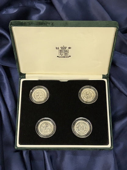 【イギリス】紋章シリーズ シルバーコインセット 4枚組［C-0000914］