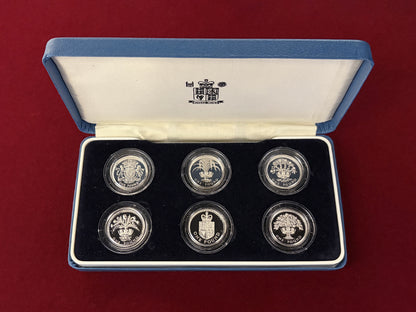 【イギリス】シルバーコインセット 6枚組［C-0000916］