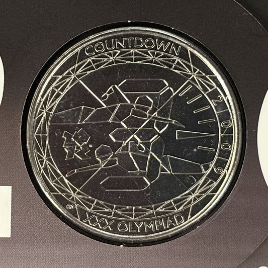 【イギリス】2012年ロンドンオリンピック開催記念 5ポンド 白銅貨 2009［C-0000918］