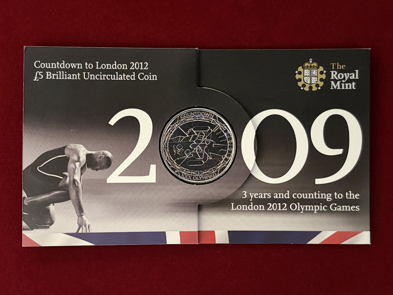 【イギリス】2012年ロンドンオリンピック開催記念 5ポンド 白銅貨 2009［C-0000918］