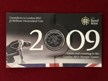 【イギリス】2012年ロンドンオリンピック開催記念 5ポンド 白銅貨 2009［C-0000918］