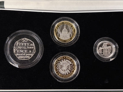 【イギリス】シルバープルーフピエフォーセット 4枚組 2005［C-0000921］