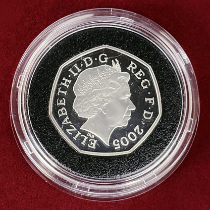 【イギリス】シルバープルーフピエフォーセット 4枚組 2005［C-0000921］