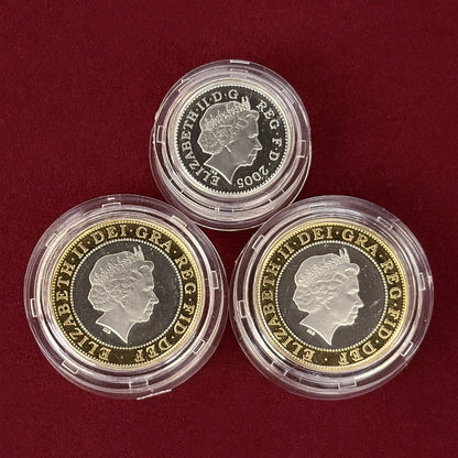 【イギリス】シルバープルーフピエフォーセット 4枚組 2005［C-0000921］