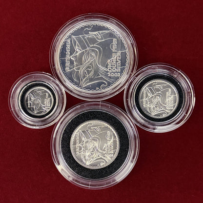 【イギリス】ブリタニアシルバープルーフコレクション 4枚組 2003［C-0000922］