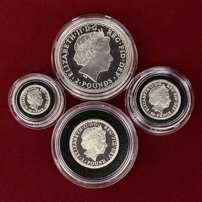 【イギリス】ブリタニアシルバープルーフコレクション 4枚組 2003［C-0000922］