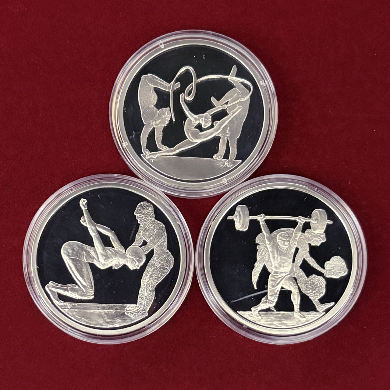 【ギリシャ】2004年アテネオリンピック記念 コインセット プルーフ銀貨6枚組 2004［C-0000925］