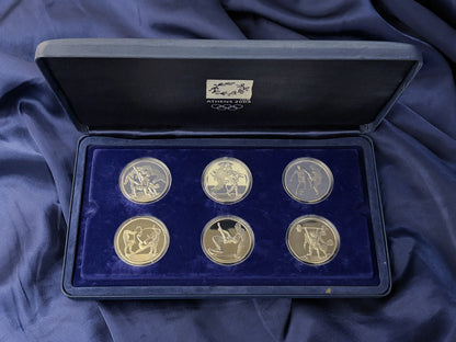 【ギリシャ】2004年アテネオリンピック記念 コインセット プルーフ銀貨6枚組 2004［C-0000925］