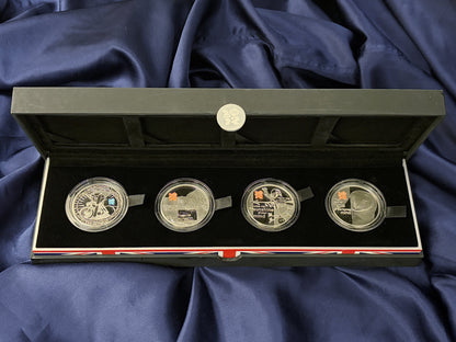 【イギリス】2012年ロンドンオリンピック記念 シルバーコインセット 4枚組 プルーフ 2011［C-0000926］