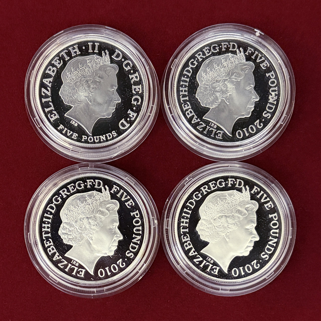 【イギリス】2012年ロンドンオリンピック記念 シルバーコインセット 4枚組 プルーフ 2012［C-0000927］