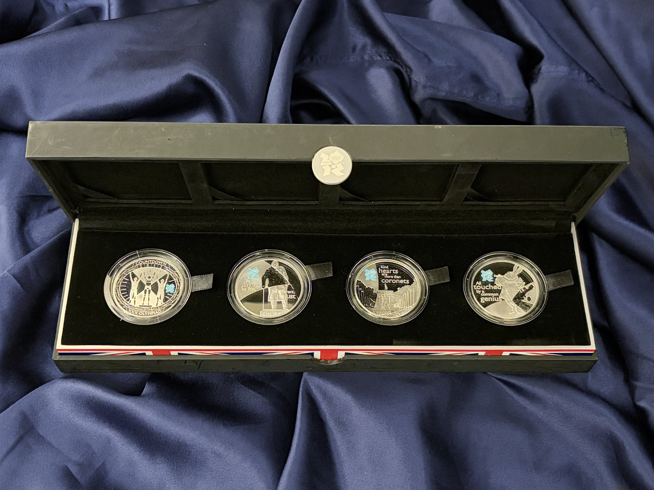 【イギリス】2012年ロンドンオリンピック記念 シルバーコインセット 4枚組 プルーフ 2012［C-0000927］