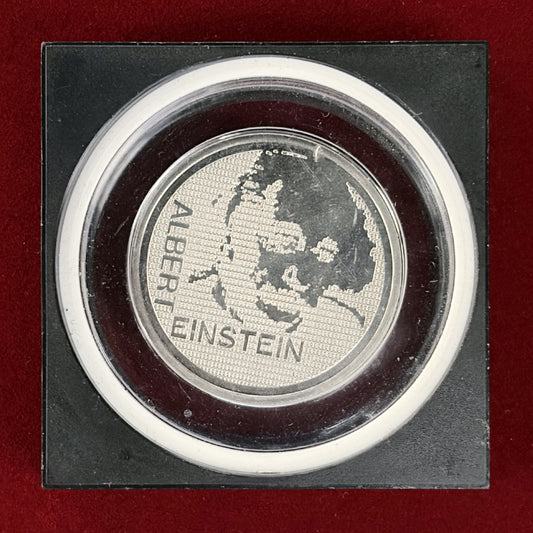 【スイス】アルバート・アインシュタイン生誕100周年記念 5フラン 白銅貨 プルーフ 1979［C-0000930］