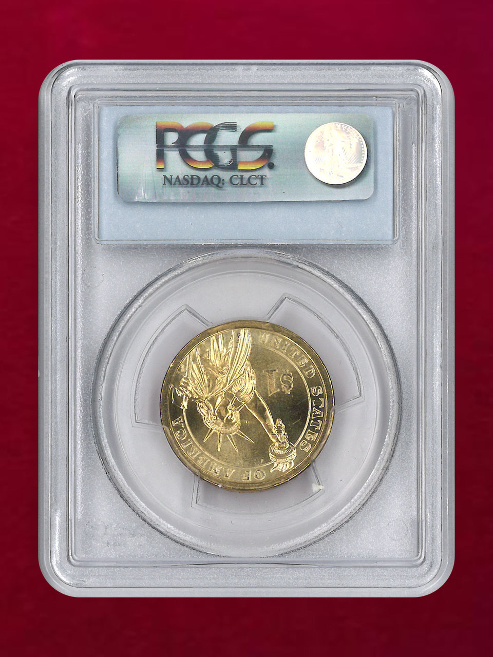 【アメリカ】第5代大統領 ジェームズ・モンロー 1ドル 銅貨 2008P PCGS MS66［C-0000931］