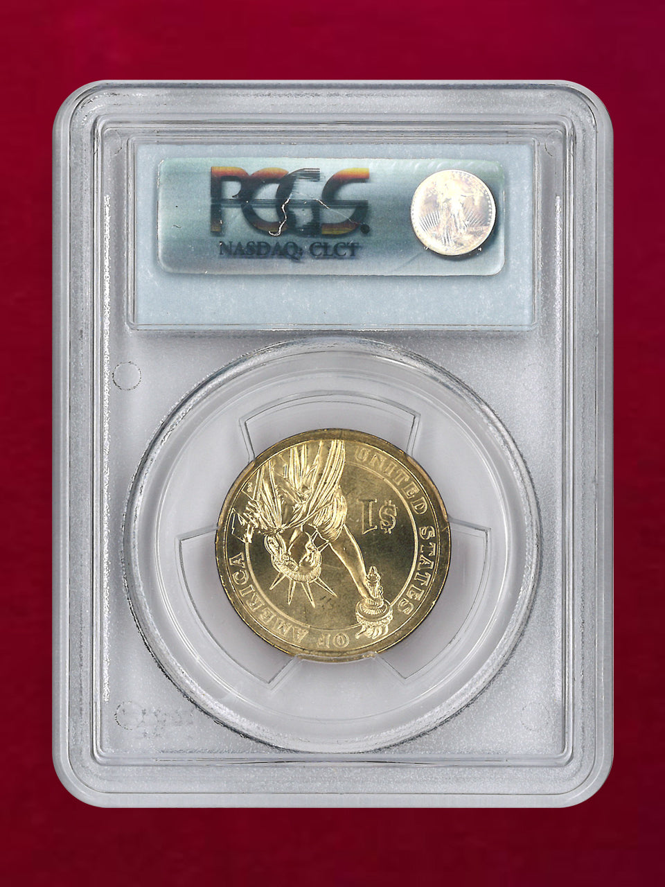 【アメリカ】第5代大統領 ジェームズ・モンロー 1ドル 銅貨 2008P PCGS MS66［C-0000933］