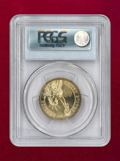 【アメリカ】第5代大統領 ジェームズ・モンロー 1ドル 銅貨 2008P PCGS MS66［C-0000933］