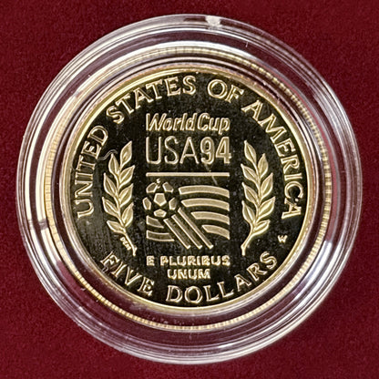 【アメリカ】1994年FIFAワールドカップアメリカ大会記念 プルーフセット 3枚組 1994［C-0000939］