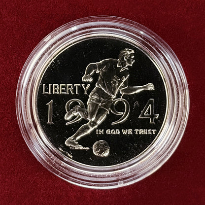 【アメリカ】1994年FIFAワールドカップアメリカ大会記念 プルーフセット 3枚組 1994［C-0000939］