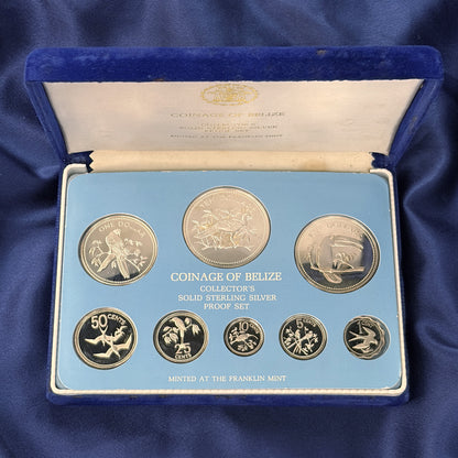 【ベリーズ】シルバープルーフセット 8枚組 1976［C-0000946］