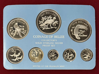 【ベリーズ】シルバープルーフセット 8枚組 1978［C-0000949］