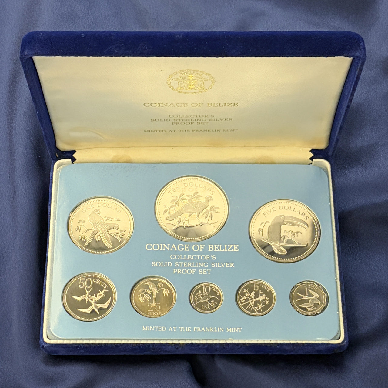 【ベリーズ】シルバープルーフセット 8枚組 1978［C-0000949］