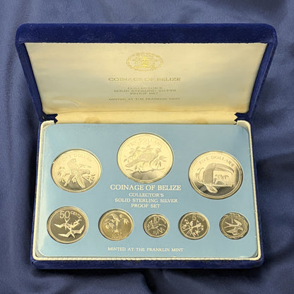 【ベリーズ】シルバープルーフセット 8枚組 1978［C-0000949］