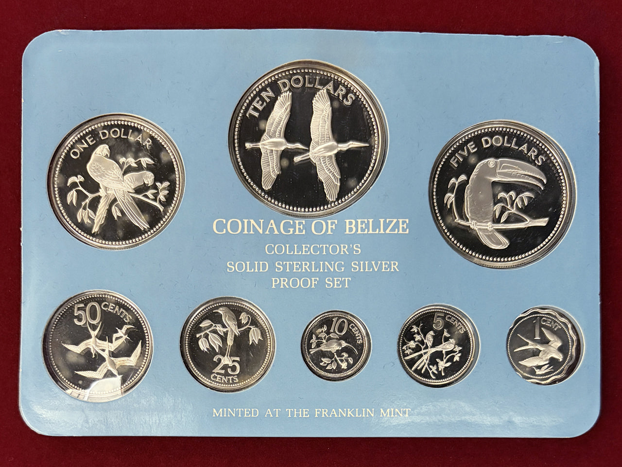 【ベリーズ】シルバープルーフセット 8枚組 1979［C-0000950］