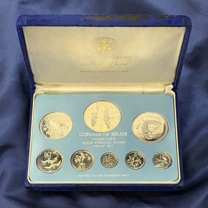 【ベリーズ】シルバープルーフセット 8枚組 1979［C-0000950］