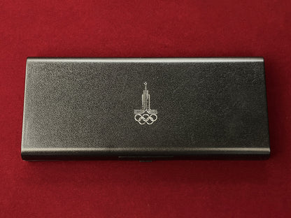 【ロシア】1980年モスクワオリンピック記念 シルバープルーフセット 5枚組 1979［C-0000952］