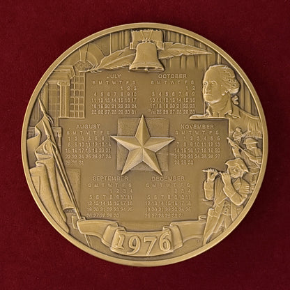 【アメリカ】建国200周年記念 1976年カレンダーメダル 1975［C-0000955］