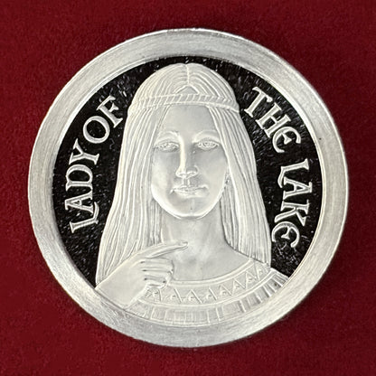 【アメリカ】湖の乙女 ゲームトークン 2枚組 1986［C-0000960］