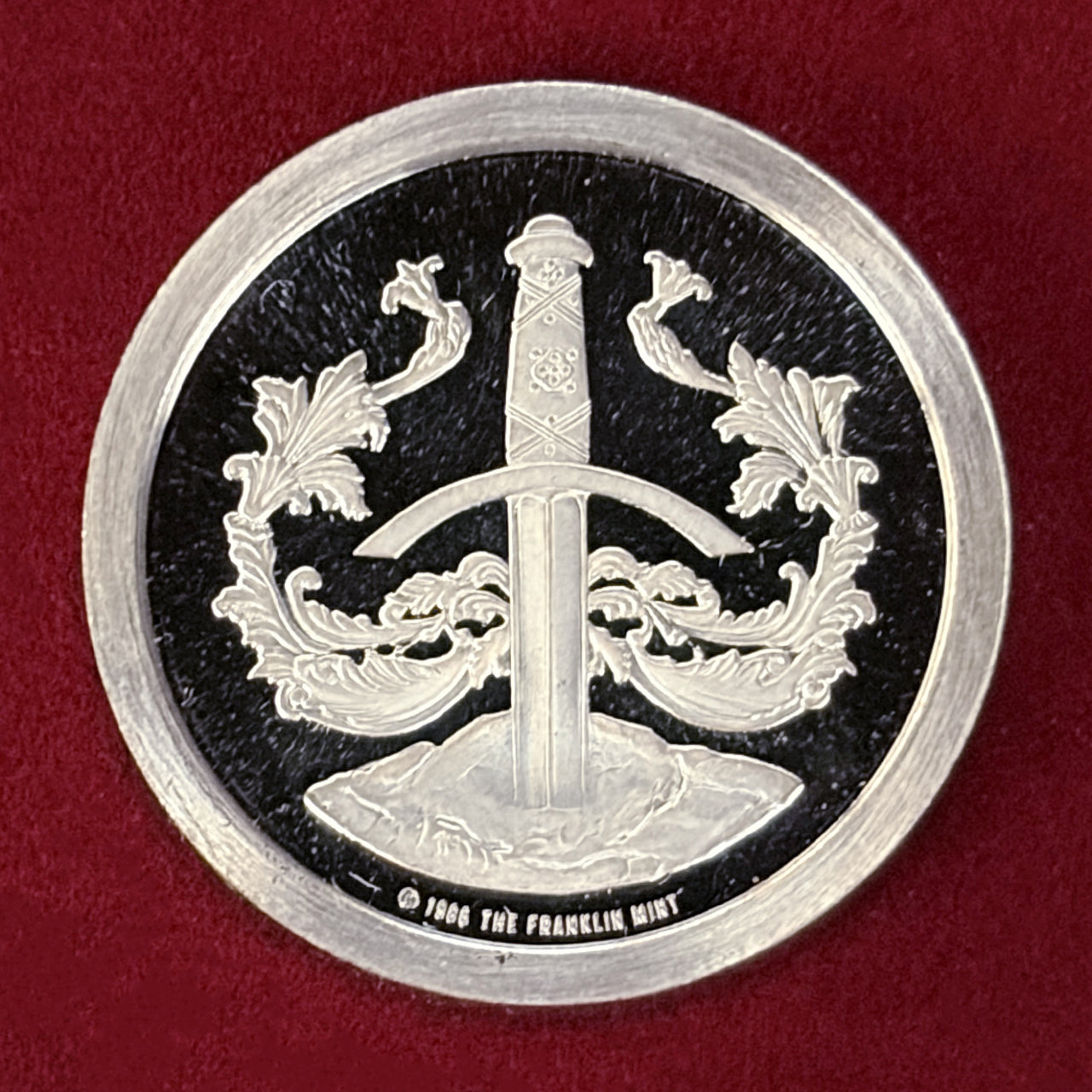 【アメリカ】湖の乙女 ゲームトークン 2枚組 1986［C-0000960］