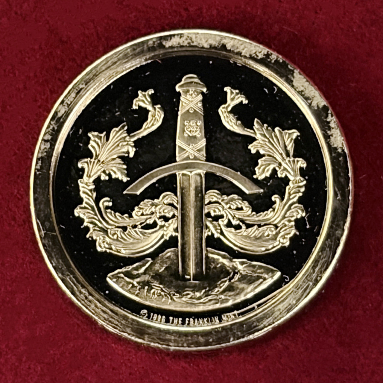 【アメリカ】湖の乙女 ゲームトークン 2枚組 1986［C-0000960］