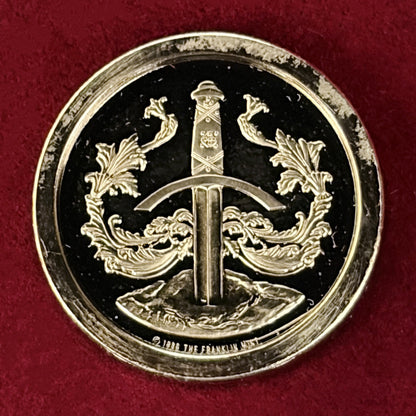 【アメリカ】湖の乙女 ゲームトークン 2枚組 1986［C-0000960］