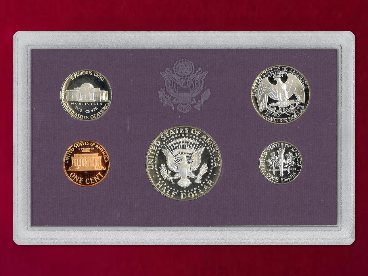 【アメリカ】プルーフセット 5枚組 1987［C-0000961］