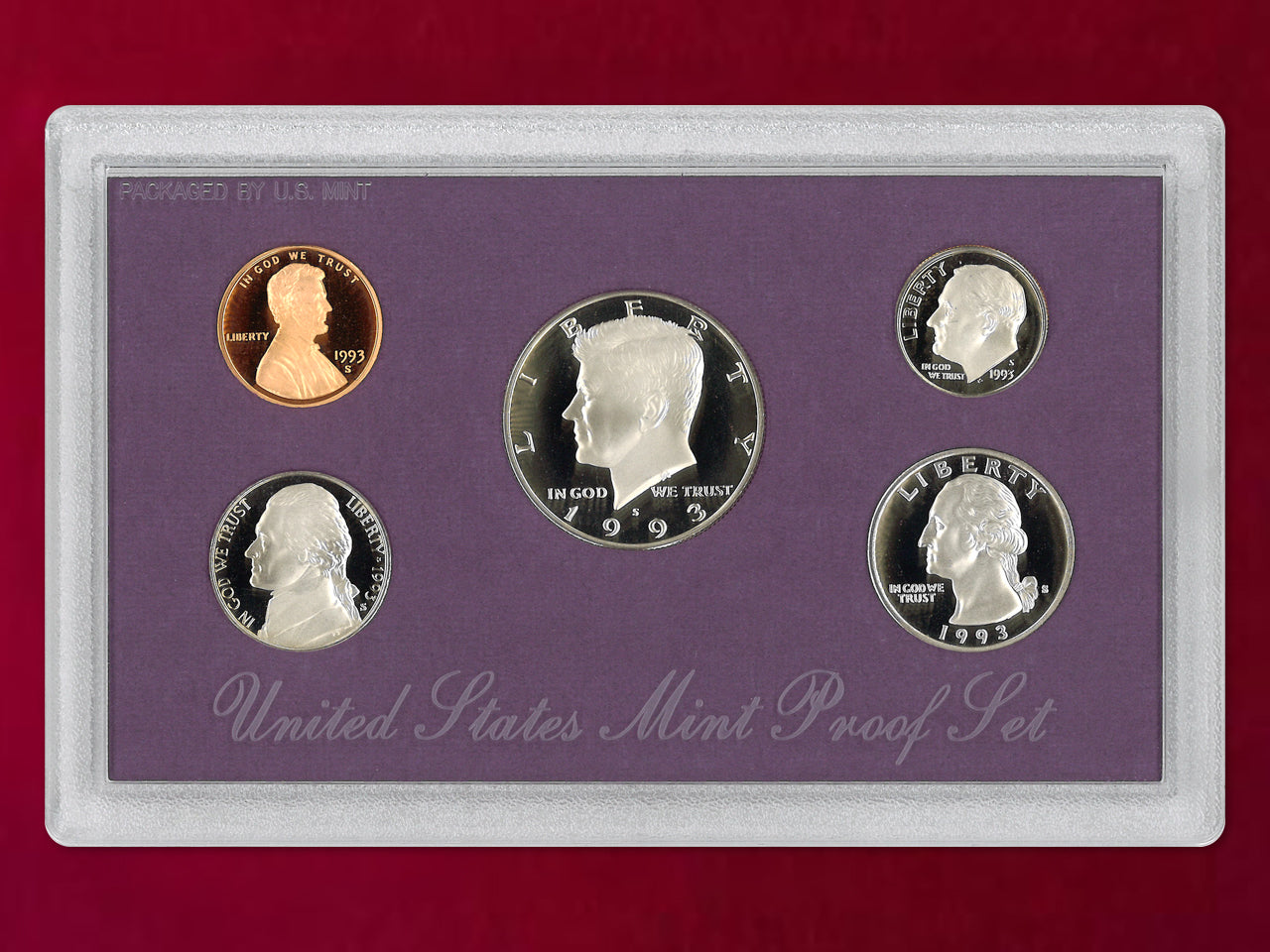 【アメリカ】プルーフセット 5枚組 1993［C-0000963］
