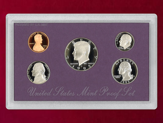 【アメリカ】プルーフセット 5枚組 1993［C-0000963］