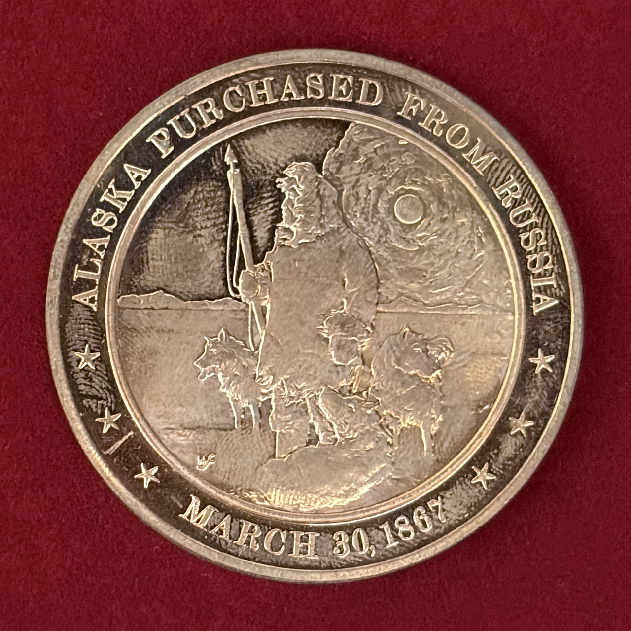 [USA] Alaska Purchase Bronze Proof Medal [C-0000970]