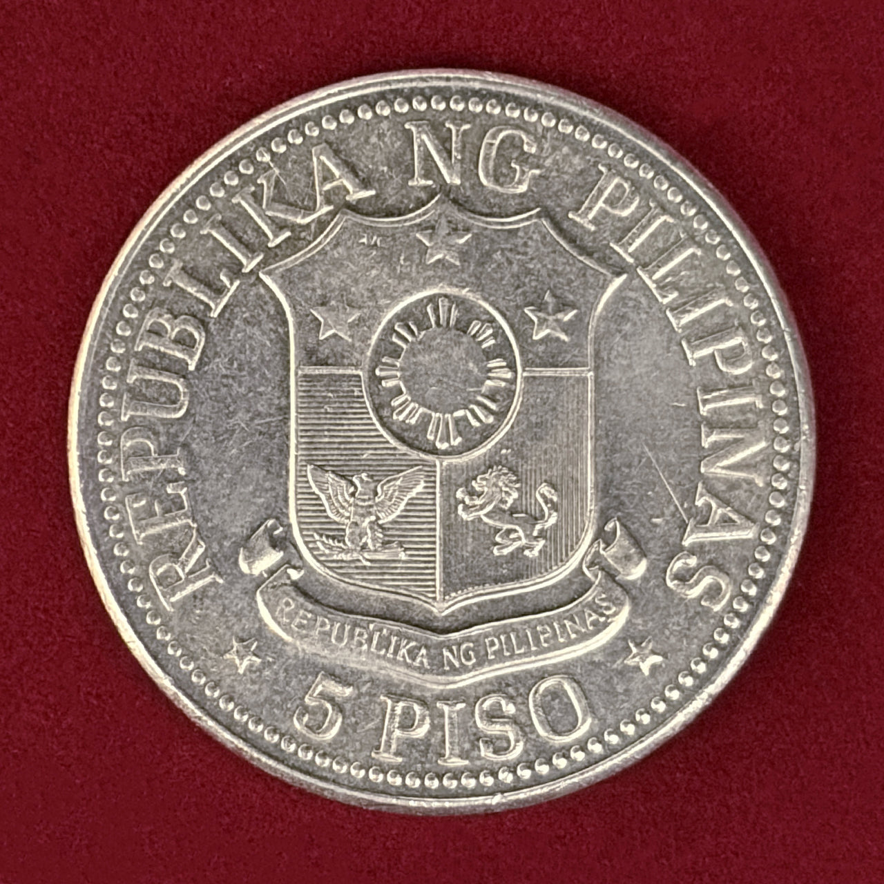 [Philippines] 5 Pesos Nickel Coin 1975 [C-0000980]